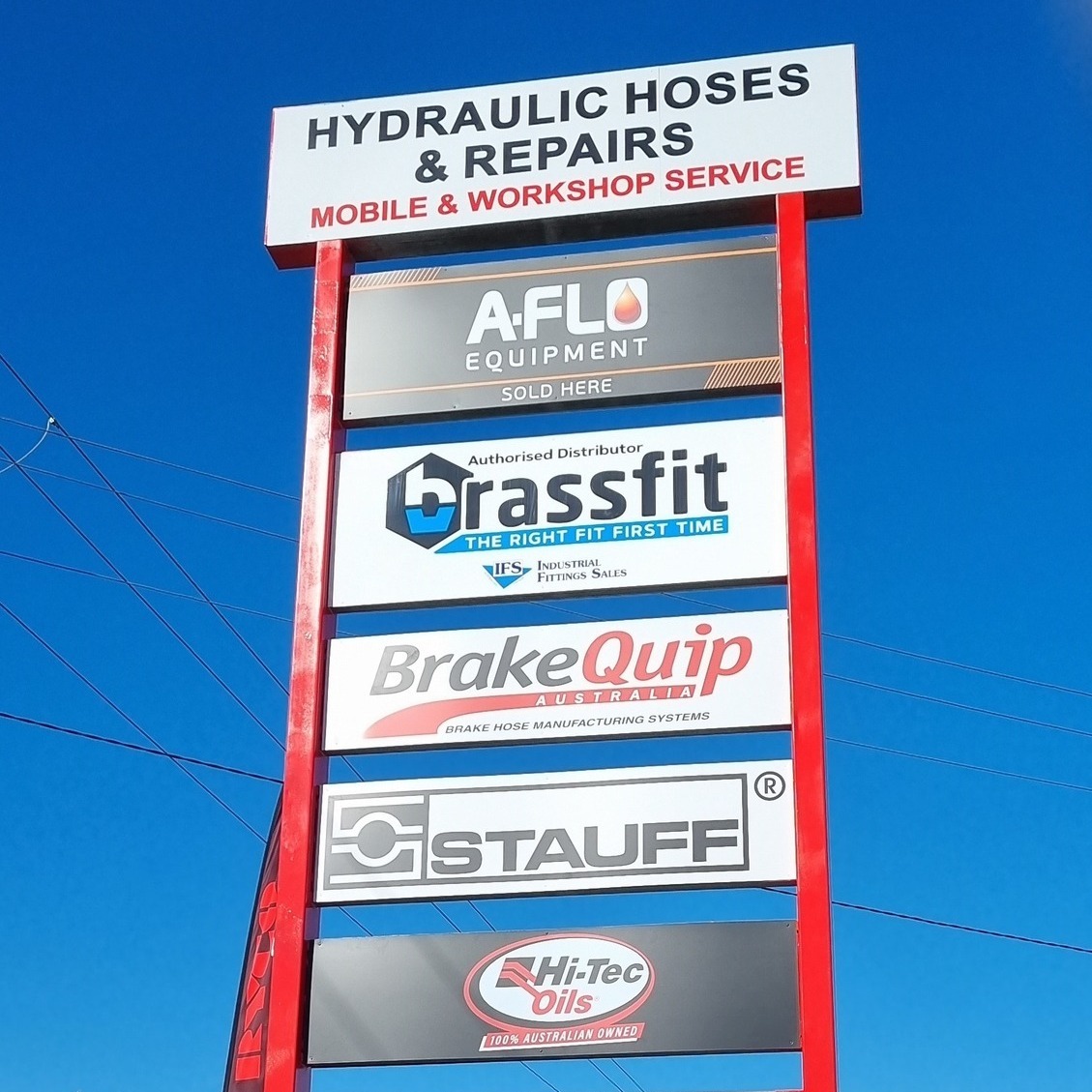 Clear And Durable Building Signage — Zip Print Australia in Maryborough, QLD
